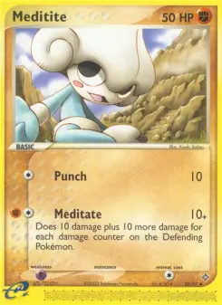 Pokémon-Karte Meditie 037/097