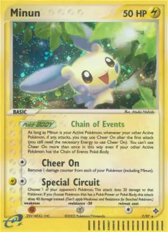 Pokémon-Karte Minun 007/097