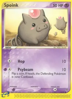 Pokémon-Karte Spoink 074/097