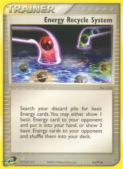 Pokémon-Karte Energie Wiederverwertung 084/097