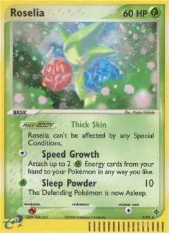 Pokémon-Karte Roselia 009/097