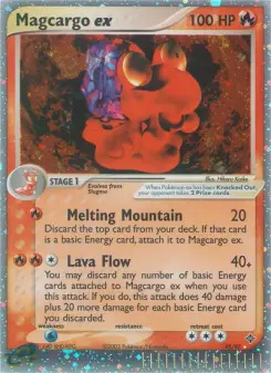 Pokémon-Karte Magcargo ex 095/097