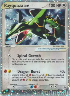 Pokémon-Karte Rayquaza ex 097/097