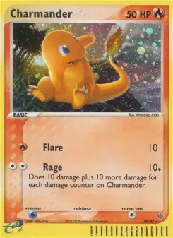 Pokémon-Karte Glumanda 098/097