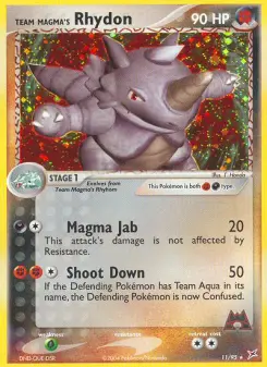 Pokémon-Karte Team Magmas Rizeros 011/095