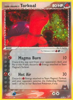 Pokémon-Karte Team Magmas Qurtel 012/095