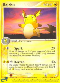 Pokémon-Karte Raichu 013/095