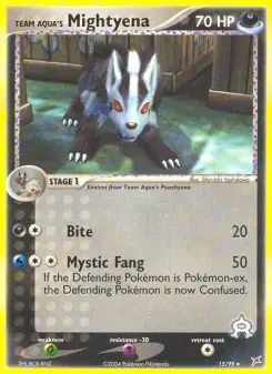 Pokémon-Karte Team Aquas Magnayen 015/095