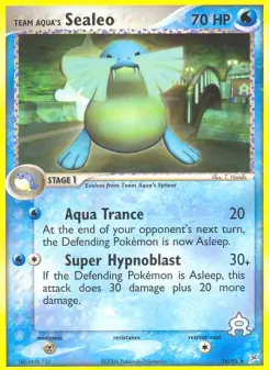 Pokémon-Karte Team Aquas Seejong 016/095