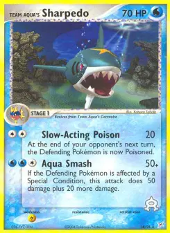Pokémon-Karte Team Aquas Tohaido 018/095