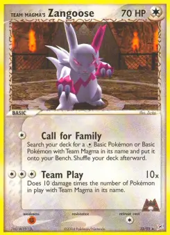 Pokémon-Karte Team Magmas Sengo 023/095