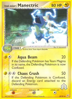Pokémon-Karte Team Aquas Voltenso 029/095