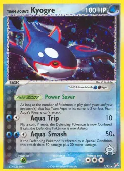 Pokémon-Karte Team Aquas Kyogre 003/095