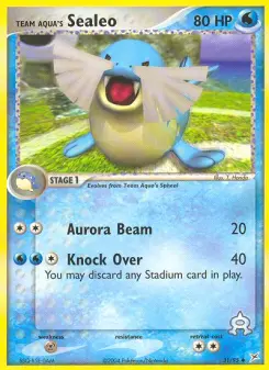 Pokémon-Karte Team Aquas Seejong 031/095