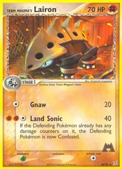 Pokémon-Karte Team Magmas Stollrak 036/095