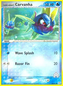 Pokémon-Karte Team Aquas Kanivanha 048/095