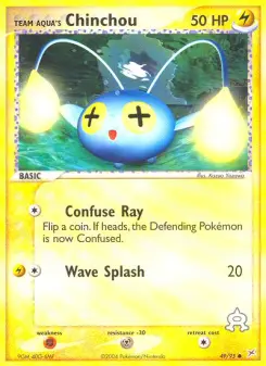 Pokémon-Karte Team Aquas Lampi 049/095