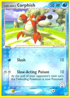 Pokémon-Karte Team Aquas Krebscorps 051/095