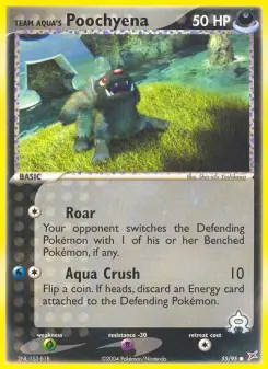 Pokémon-Karte Team Aquas Fiffyen 055/095