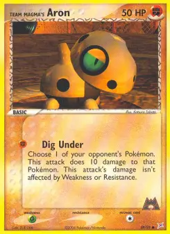 Pokémon-Karte Team Magmas Stollunior 059/095