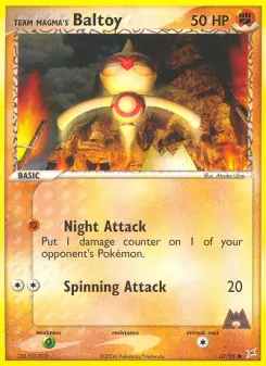 Pokémon-Karte Team Magmas Puppance 061/095