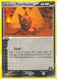 Pokémon-Karte Team Magmas Fiffyen 065/095