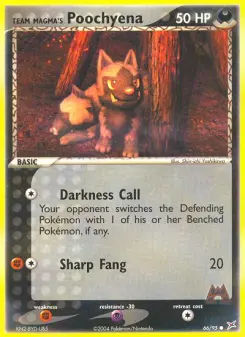 Pokémon-Karte Team Magmas Fiffyen 066/095
