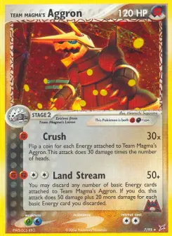 Pokémon-Karte Team Magmas Stolloss 007/095