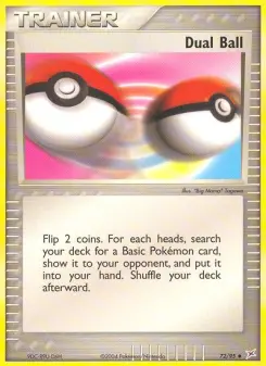 Pokémon-Karte Doppelter Ball 072/095