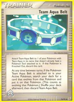 Pokémon-Karte Team Aqua Gürtel 076/095