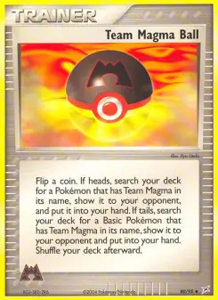 Pokémon-Karte Team Magma Ball 080/095