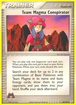 Pokémon-Karte Team Magma Verschwörer 082/095