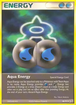 Pokémon-Karte Aqua-Energie 086/095