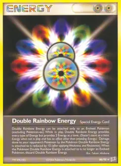 Pokémon-Karte Doppel-Regenbogen-Energie 088/095
