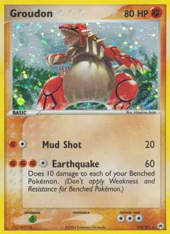 Pokémon-Karte Groudon 102/101