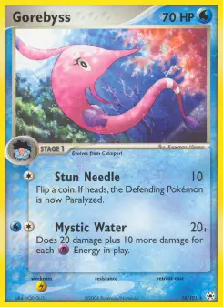Pokémon-Karte Gorebyss 018/101