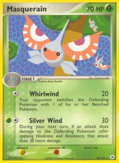 Pokémon-Karte Masquerain 020/101