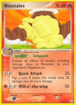 Pokémon-Karte Ninetales 022/101