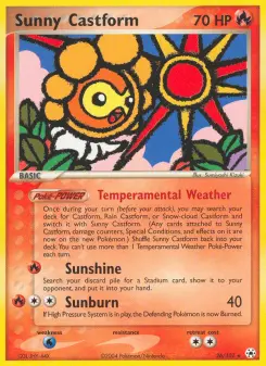 Pokémon-Karte Sunny Castform 026/101