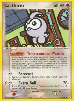 Pokémon-Karte Castform 030/101