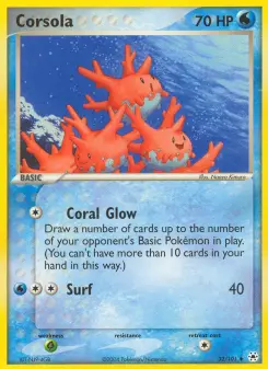 Pokémon-Karte Corsola 032/101