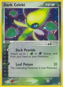 Pokémon-Karte Dark Celebi 004/101