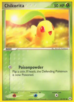 Pokémon-Karte Chikorita 055/101