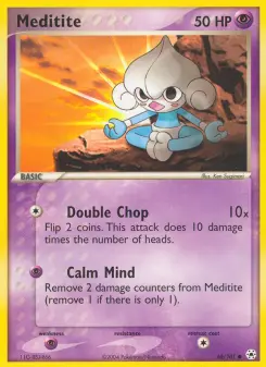 Pokémon-Karte Meditite 065/101