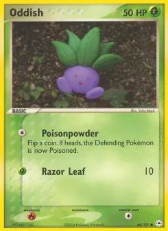 Pokémon-Karte Oddish 068/101