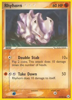 Pokémon-Karte Rhyhorn 070/101
