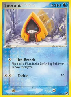 Pokémon-Karte Snorunt 073/101