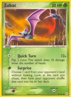Pokémon-Karte Zubat 083/101