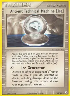 Pokémon-Karte Ancient Technical Machine (Ice) 084/101