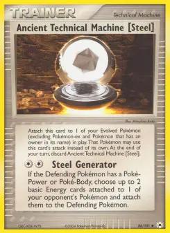 Pokémon-Karte Ancient Technical Machine (Steel) 086/101